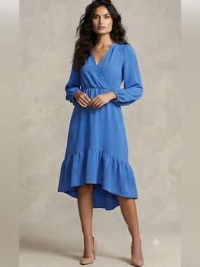 Zoey & Leelo  Blue Women's Dress